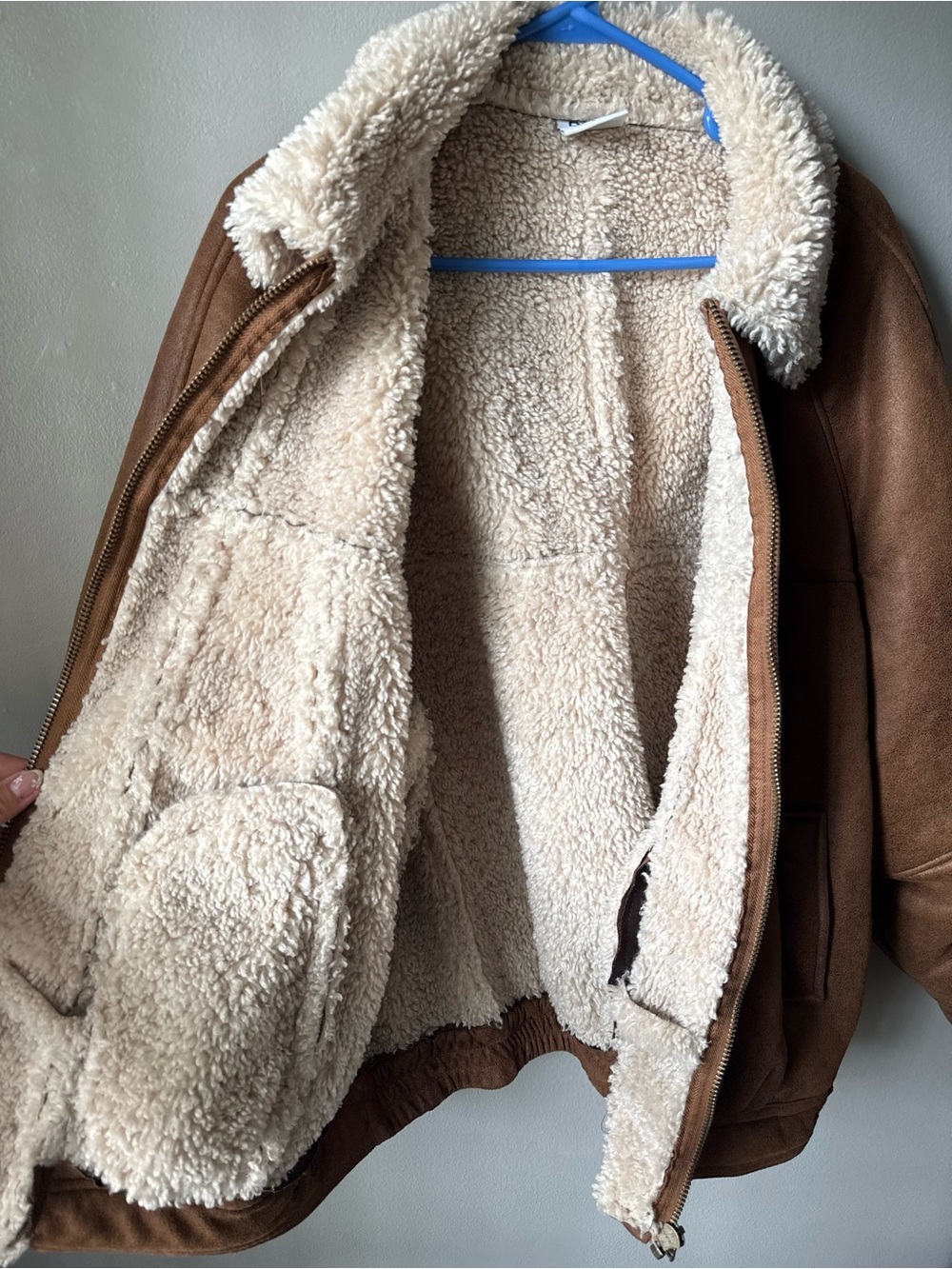 BDG Faux Suede Harrington Jacket Size L - Picture 7 of 8
